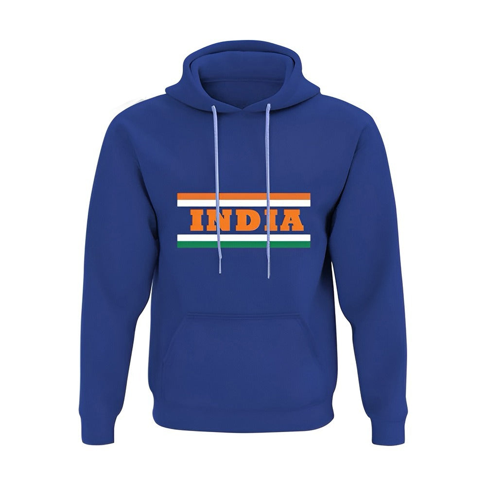 Solid Fashion Unisex Countries Name Printed Hoodies