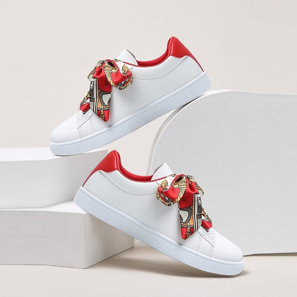 Scarf Toe Fashion Solid Sneakers for Women