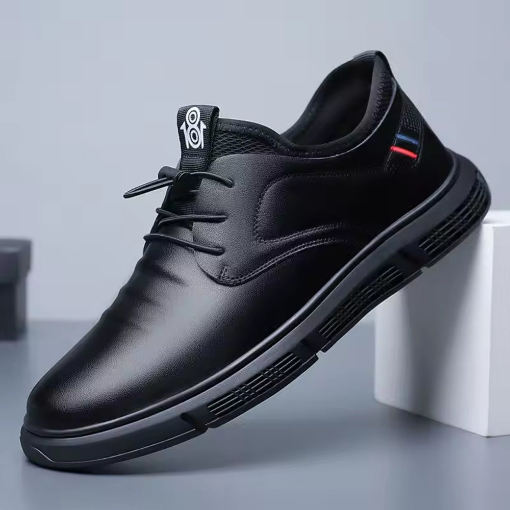 Classic Office Fashion Vintage Leather Shoes for Men