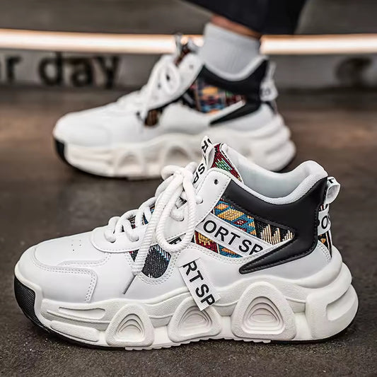 Sports Thick Sole Fashion High Top Sneakers for Men