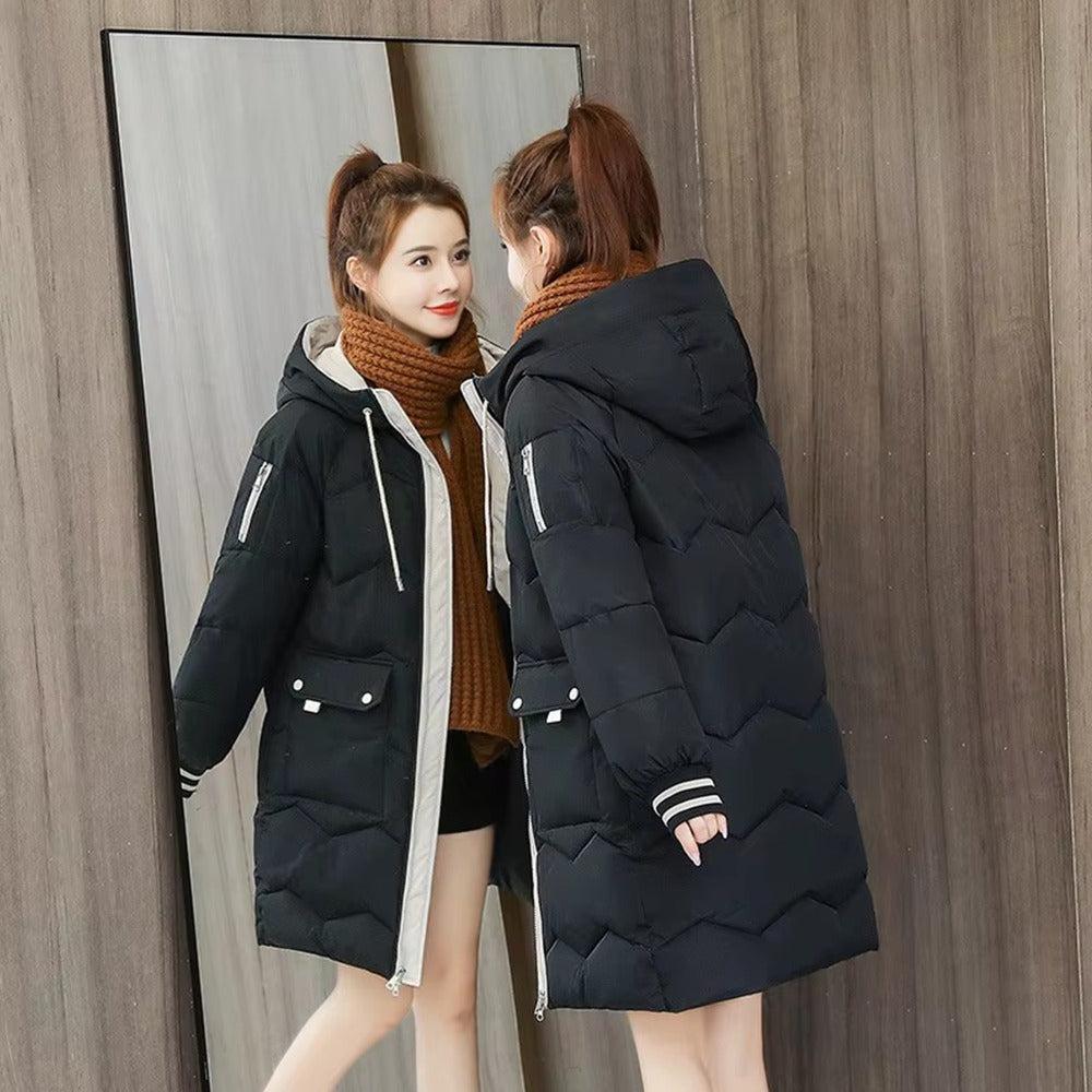 Latest Lightweight Water-Resistant Thicken Hooded Winter Jacket for Women