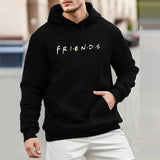 Friends Printed Pullover Full Sleeve Hoodies for Men