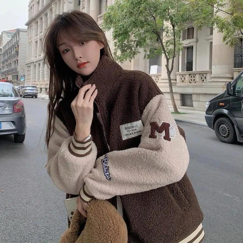 Autumn And Winter Fashion Korean Loose Coat Jacket Dress for Women