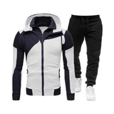 Long Sleeve Gym Sports Wear Long Sleeve Hoodies Jacket & Pants for Men