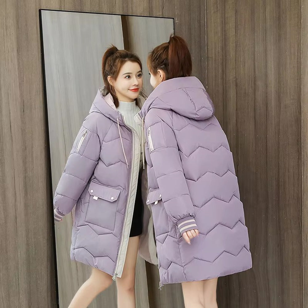 Latest Lightweight Water-Resistant Thicken Hooded Winter Jacket for Women