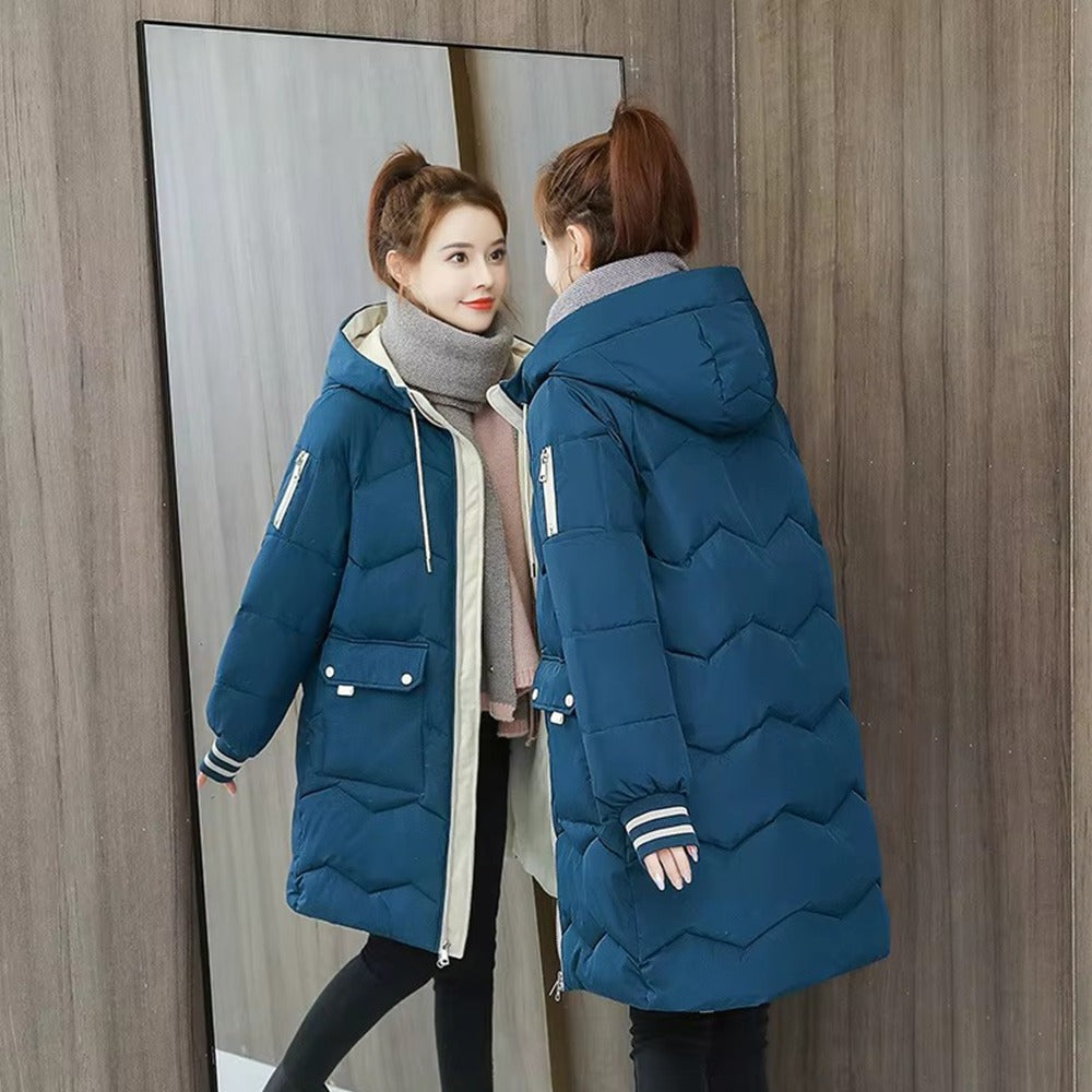 Latest Lightweight Water-Resistant Thicken Hooded Winter Jacket for Women