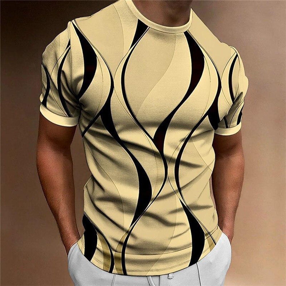 Printed Fashion Short Sleeve T-shirt for Men