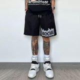 Trendy Letter Printed Fashion Shorts for Men