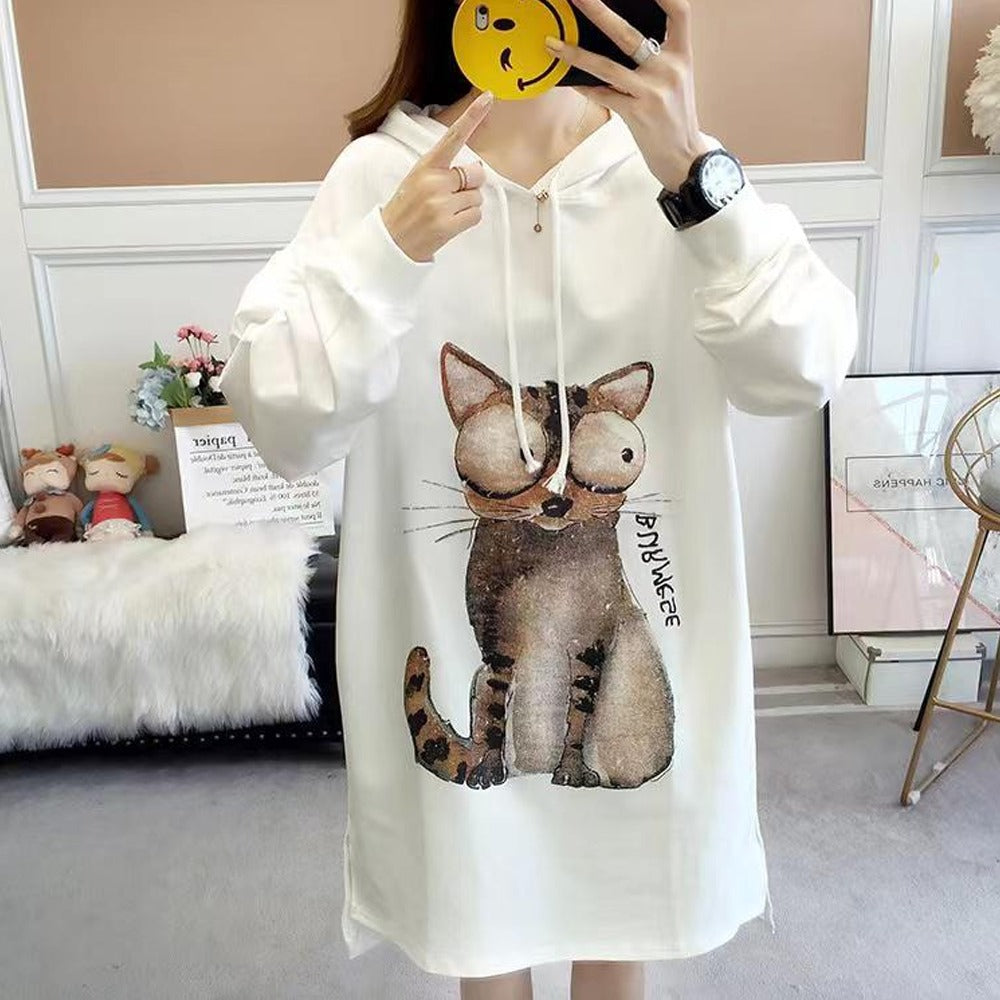Latest Printed Fashion Pullover Sweatshirt for Women