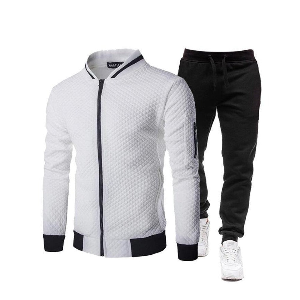 Zipper Solid Fashion Tracksuit Jogger Pant for Men
