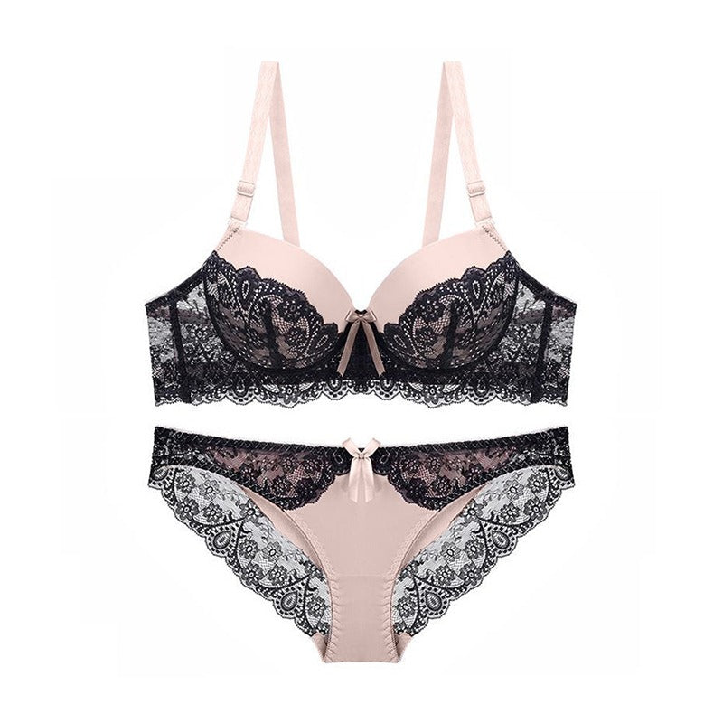 Wedding Push Up Bra & Panty Set for Women