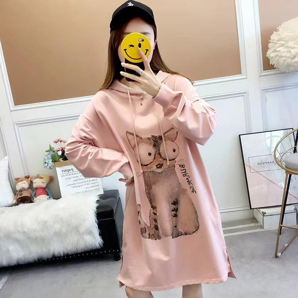 Latest Printed Fashion Pullover Sweatshirt for Women