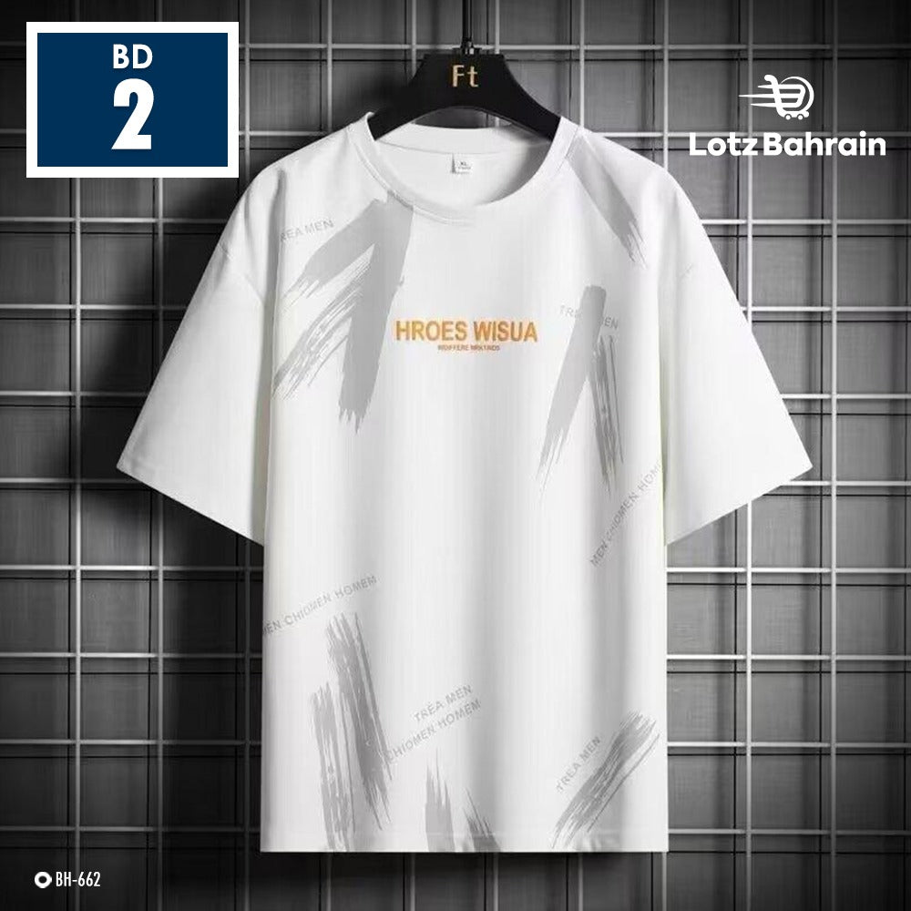 Printed Fashion Short Sleeve T-shirt for Men