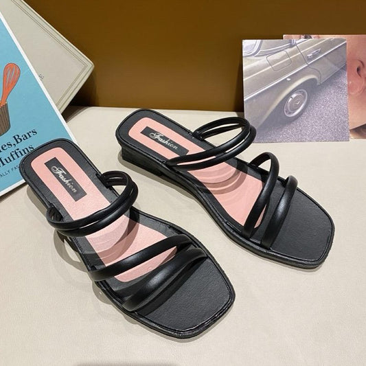 Korean Fashion Flat Slipper Sandals for Women