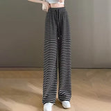 Striped Zebra Pattern Wide Leg Pant for Women