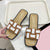 Two Tone Fashion Open Toe Braided Sandals for Women