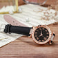 Luxury Leather Band Fashion Quartz Watch for Women