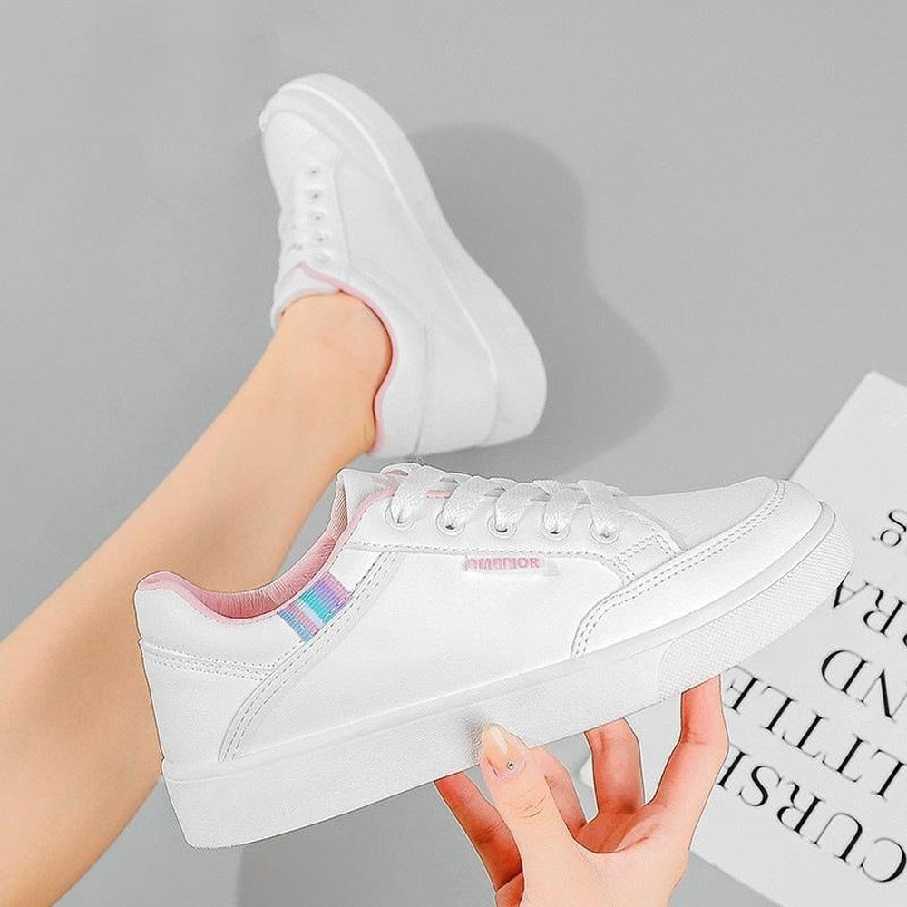 Casual Wear Rubber Sole Casual Solid Sneaker for Women