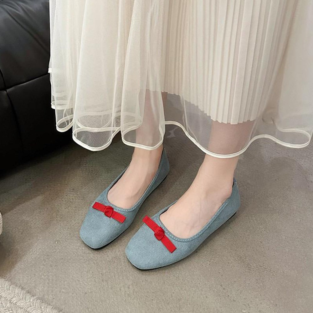 Party Wear Solid Color Fashion Solid Loafer Shoes for Women