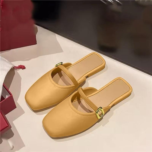 Fashionable Casual Solid Slip On Sandals for Women