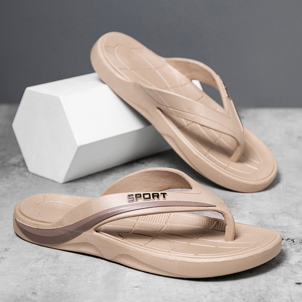 Beach Outdoor & Indoor Sport Text Design Slipper Sandals for Men