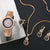 Premium Style 5 Pcs Jewlery Watch Set for Ladies