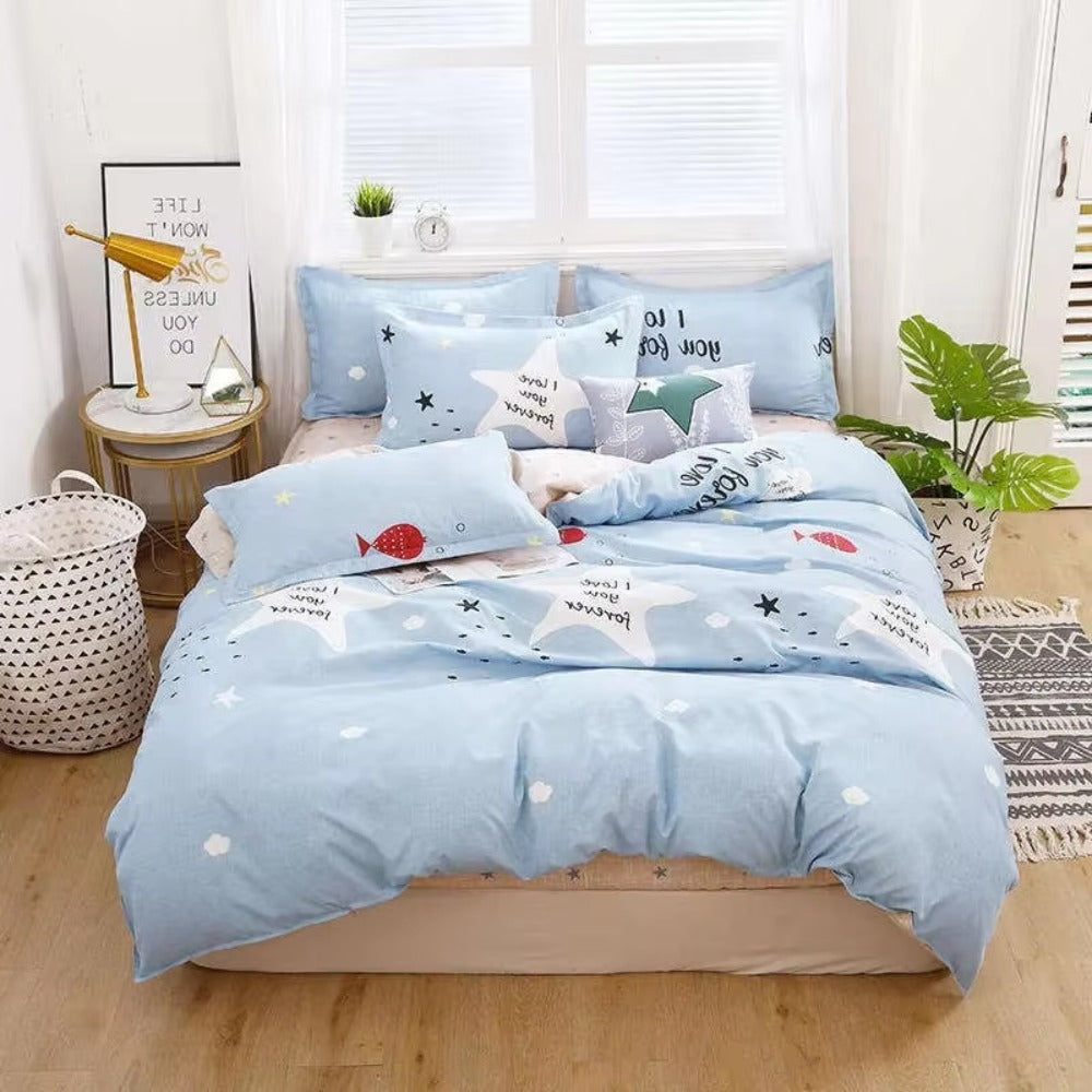 Printed Pattern Home Bedding Set for Women