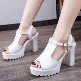Latest Elegant High Heel Roman Party Sandals for Women