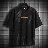 Text & Graphics Printed Fashion Solid T-shirt for Men