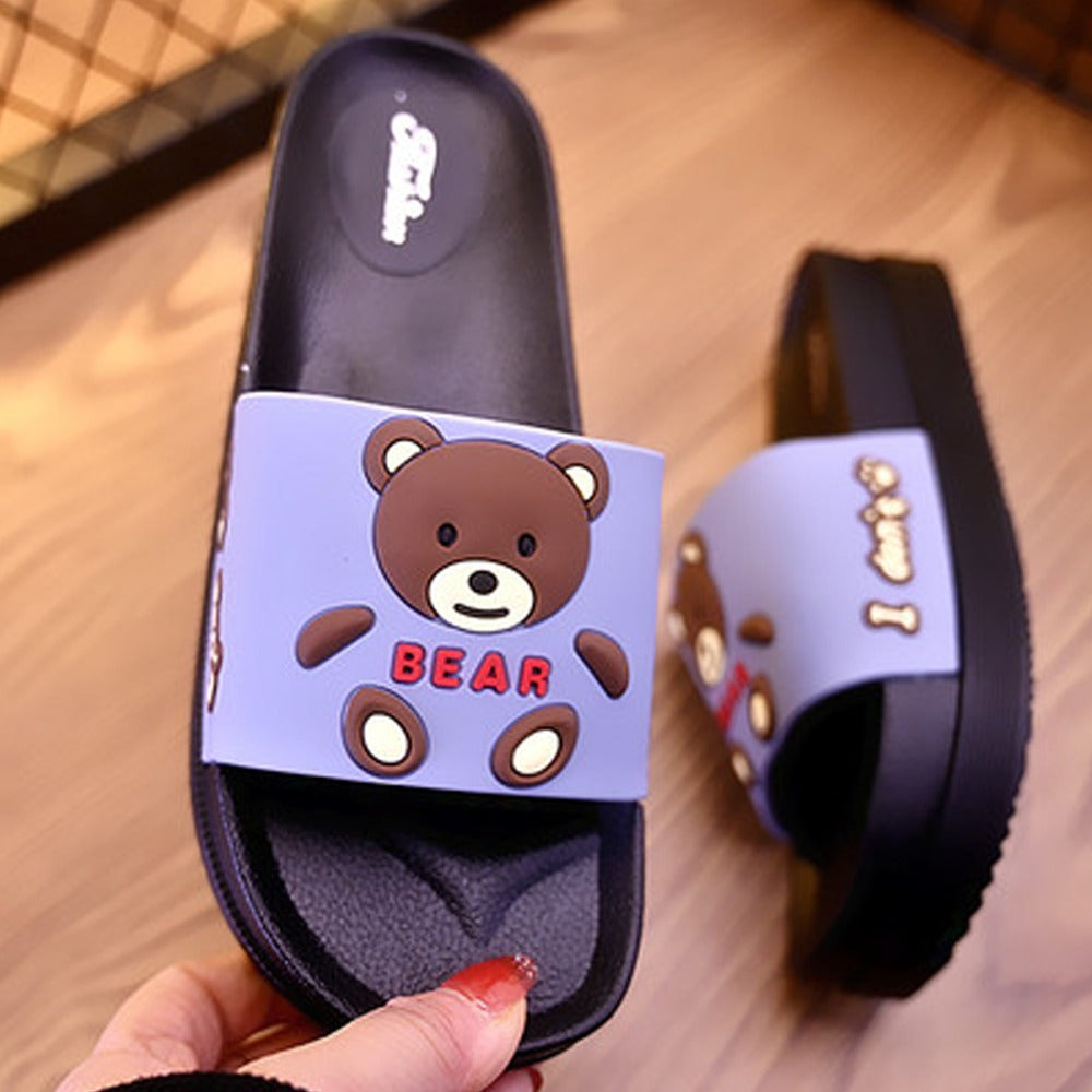 Bear Pattern Casual Slip On Sandals for Women