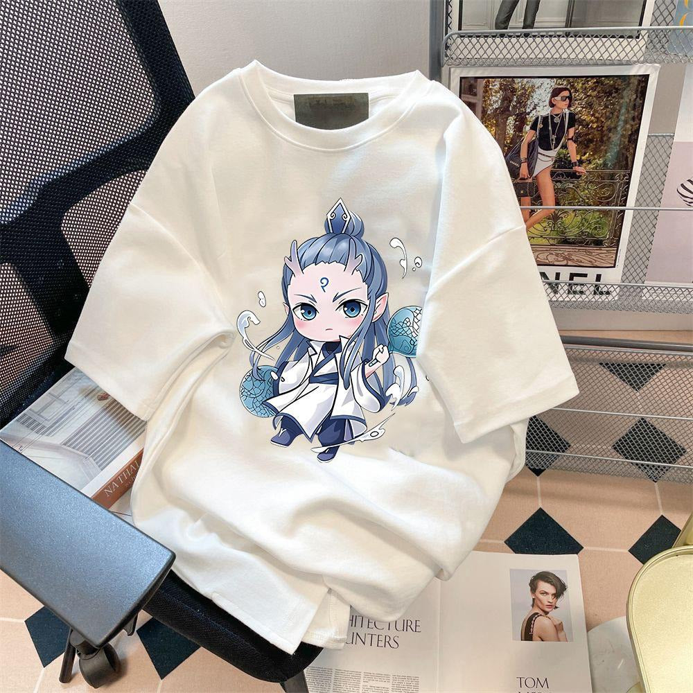 Printed Fashion Short Sleeve T-shirt for Women