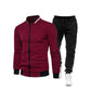 Zipper Solid Fashion Tracksuit Jogger Pant for Men