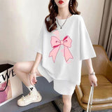 Oversized Graphics Printed T-shirt for Women