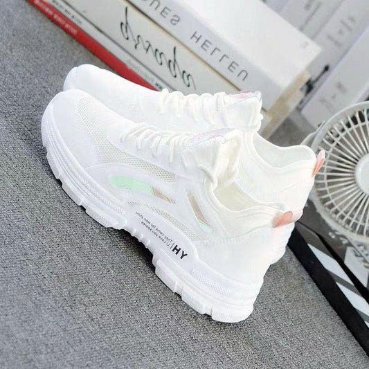 Solid Wedge High Top Fashion Sneaker for Women