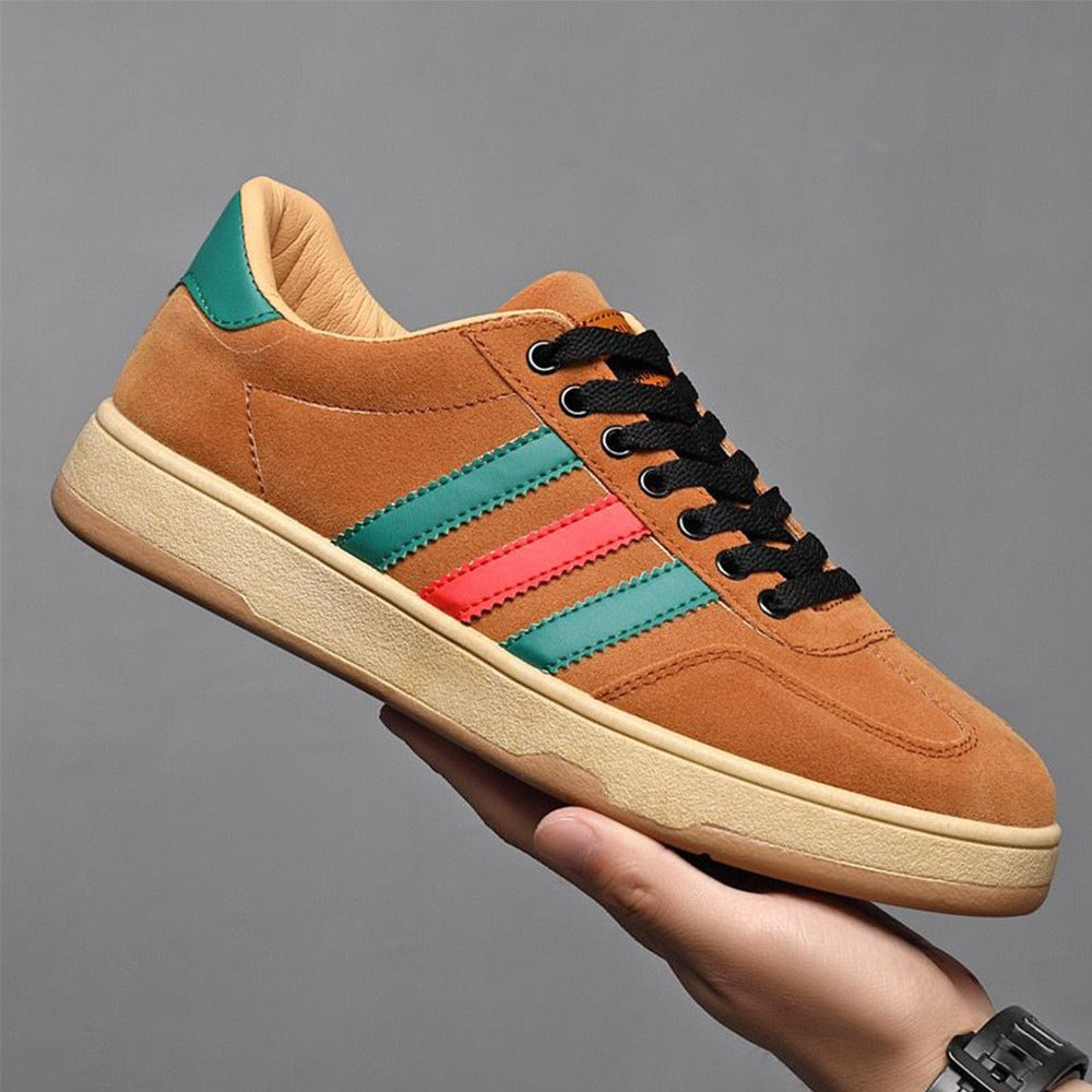 Retro Fashion Rubber Sole Flat Canvas Shoes for Men