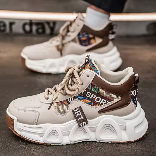 Sports Thick Sole Fashion High Top Sneakers for Men