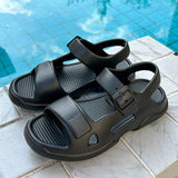 EVA Solid Flat Sports Sandals for Women