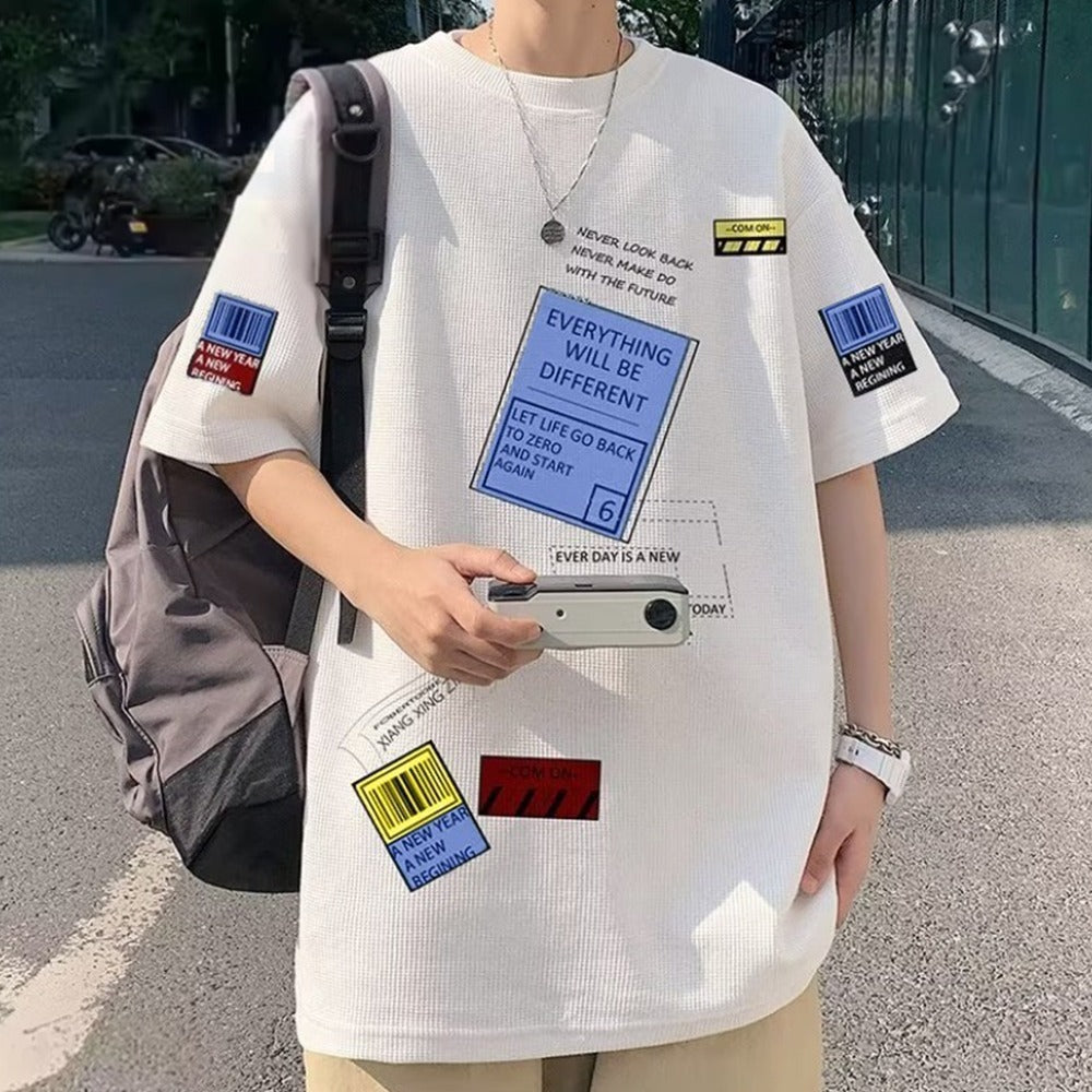 Graphic Printed Trendy Fashion Oversized T-shirt for Men