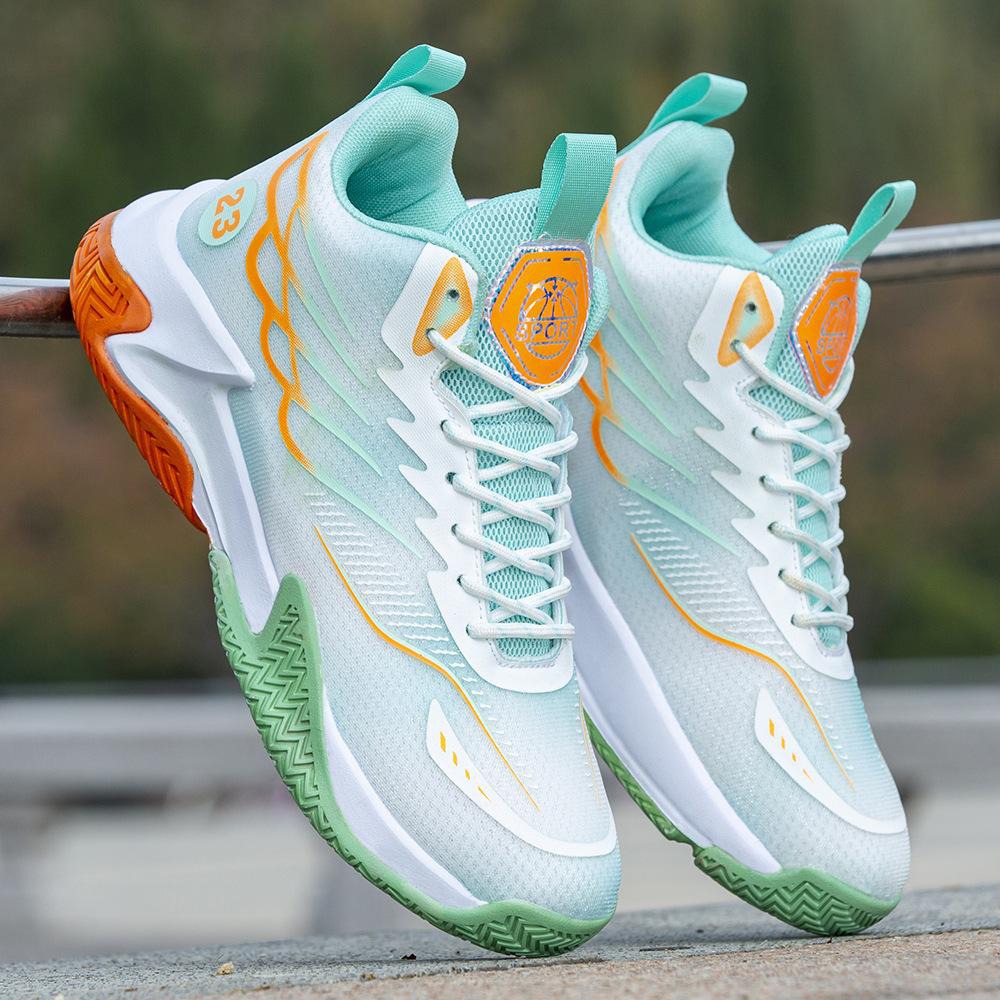 Sports Daily Wear Mesh Color Pattern Sneakers for Men