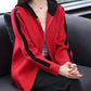 Full Sleeve Sweatshirt Hooded Zip Up Jacket for Women