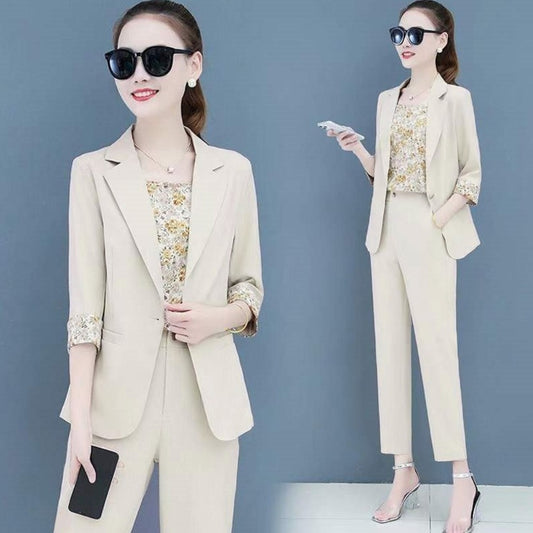 Korean Office Wear Jacket & Long Sleeve Blazer & Pant for Women