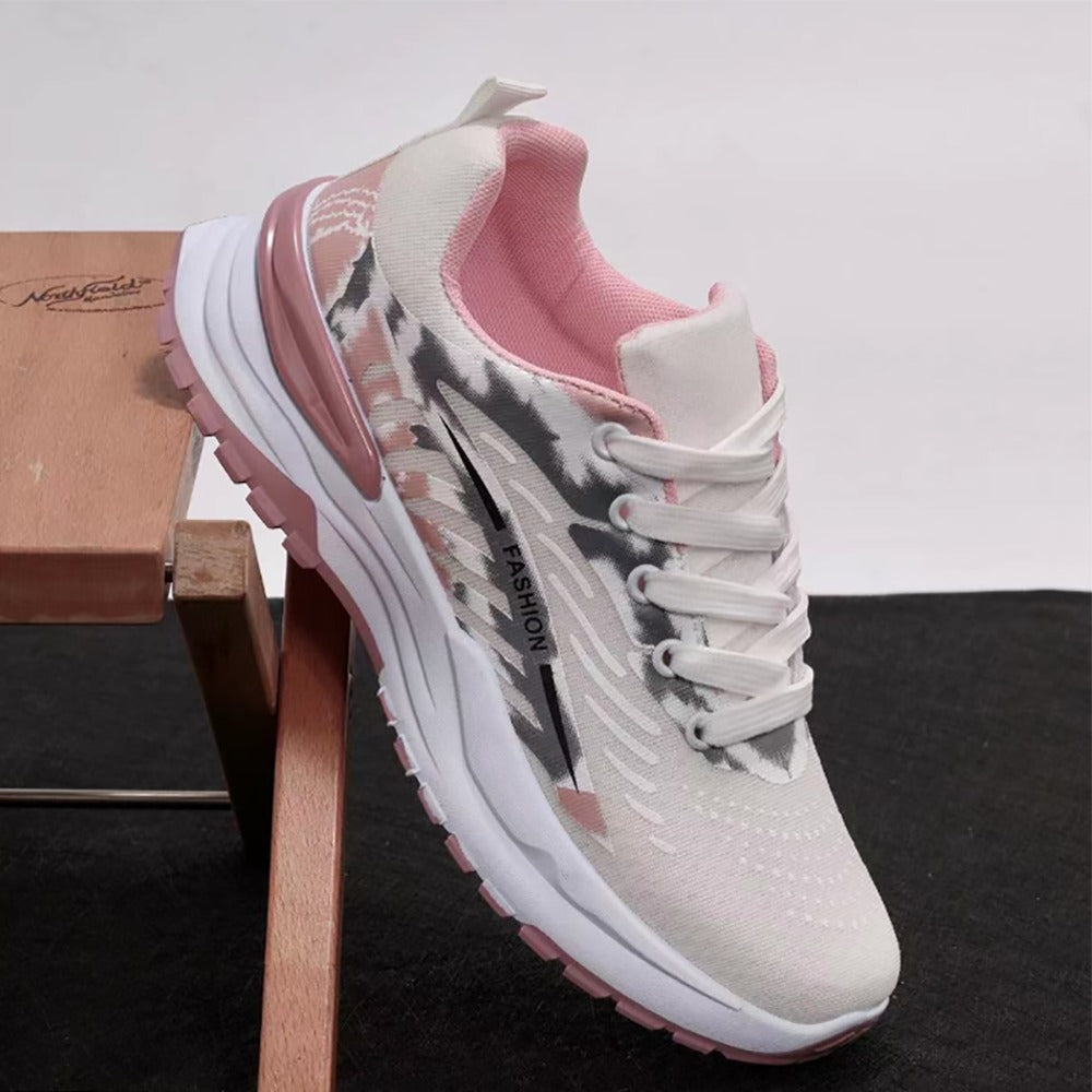Long Run Casual Designer Pattern Mesh Sneakers for Men