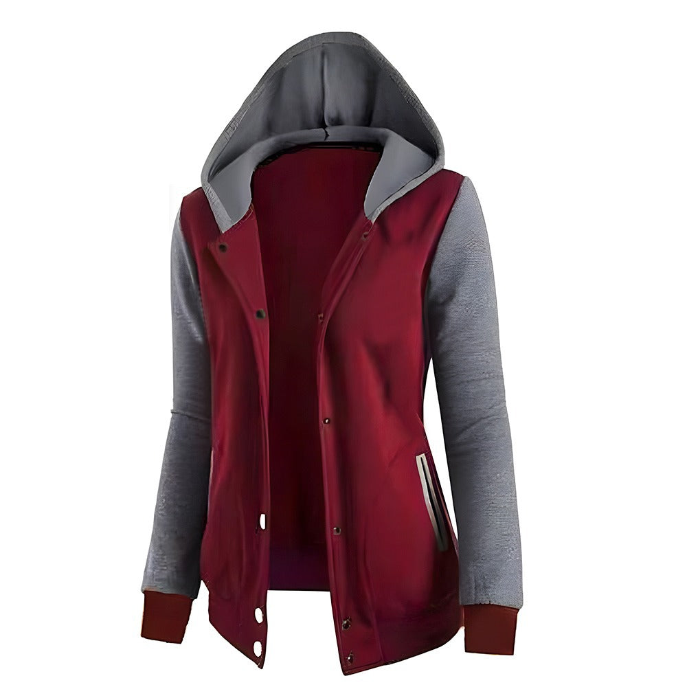 Hooded Fashion Full Sleeve Jacket Sweaters for Women