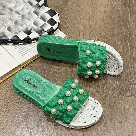 Slide Platform Fashion Flat Slip On Sandals for Women
