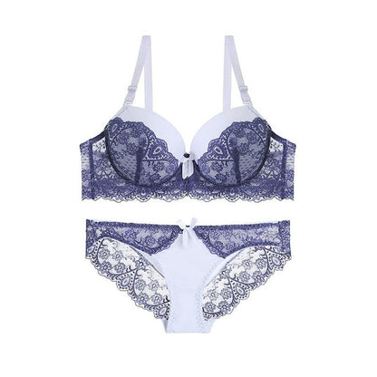 Wedding Push Up Bra & Panty Set for Women