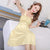 Satin Fux Solid Lace Sleepwear Nightdress for Ladies