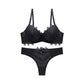 Bridal Padded Solid Bra & Pant Set for Women