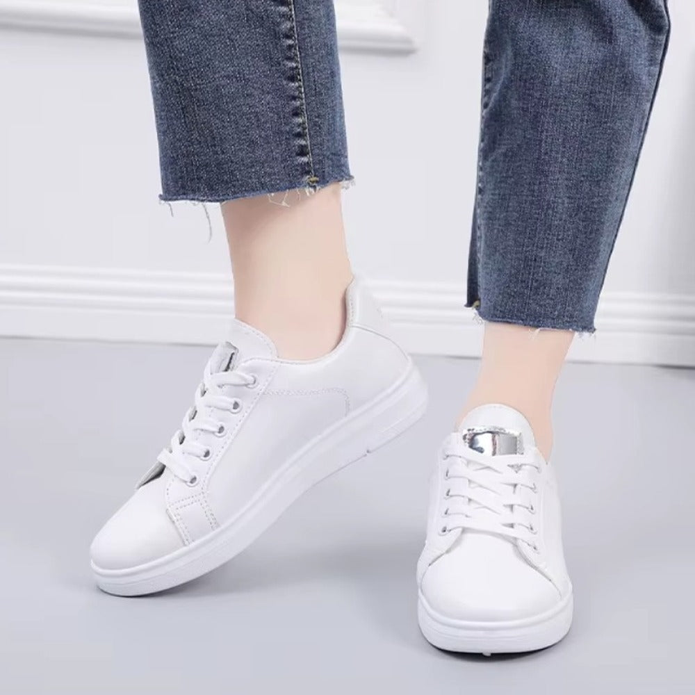 EVA Fashion Solid Color Flat Sneakers for Women