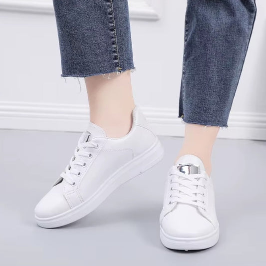 EVA Fashion Solid Color Flat Sneakers for Women