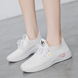 Mesh Solid Pattern Casual Sneaker Shoes for Women